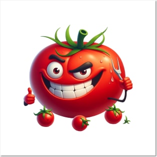 Tomato Illustration Posters and Art